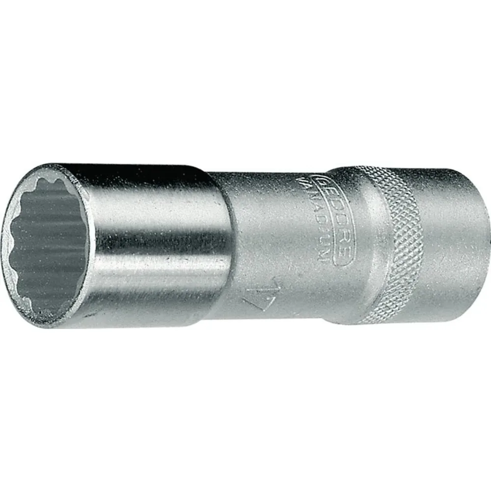 GEDORE Steckschlüsseleinsatz D 19 L 1/2 Zoll 12-kant SW 14mm L.77mm