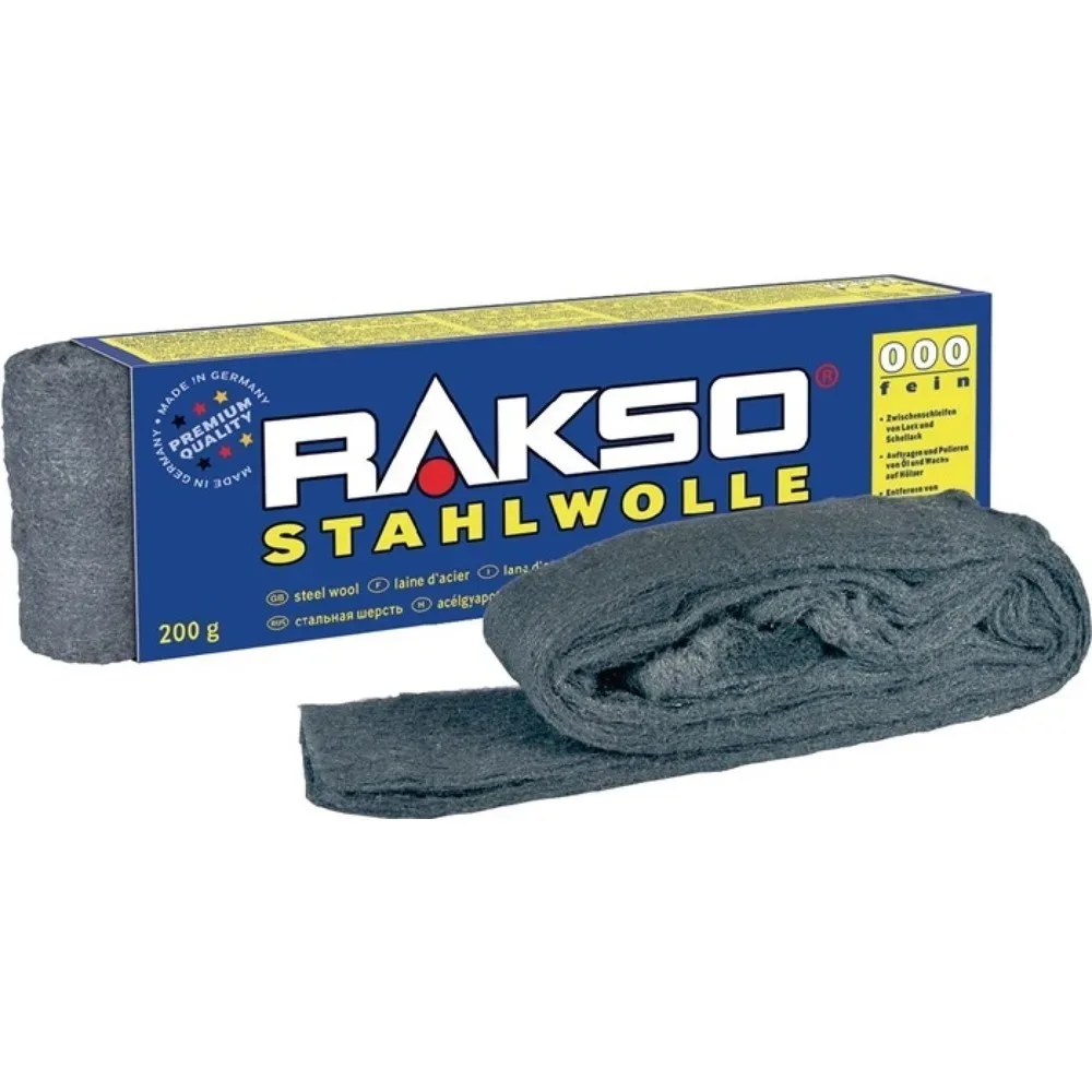 RAKSO Stahlwolle ext.fein 000 200g