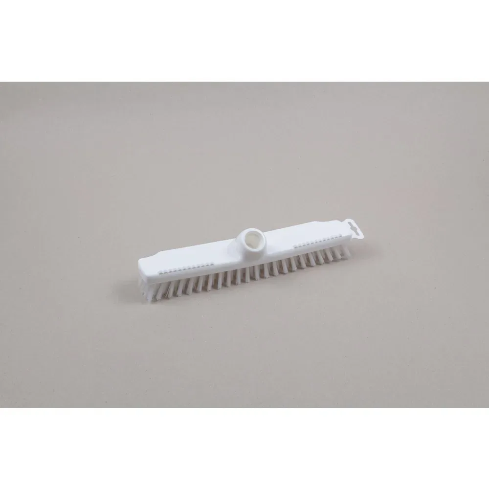 Hygiene-Wischer, Kunststoff, dt. Gewinde, Polyesterborsten 0.50, hart, 280 mm, transparent