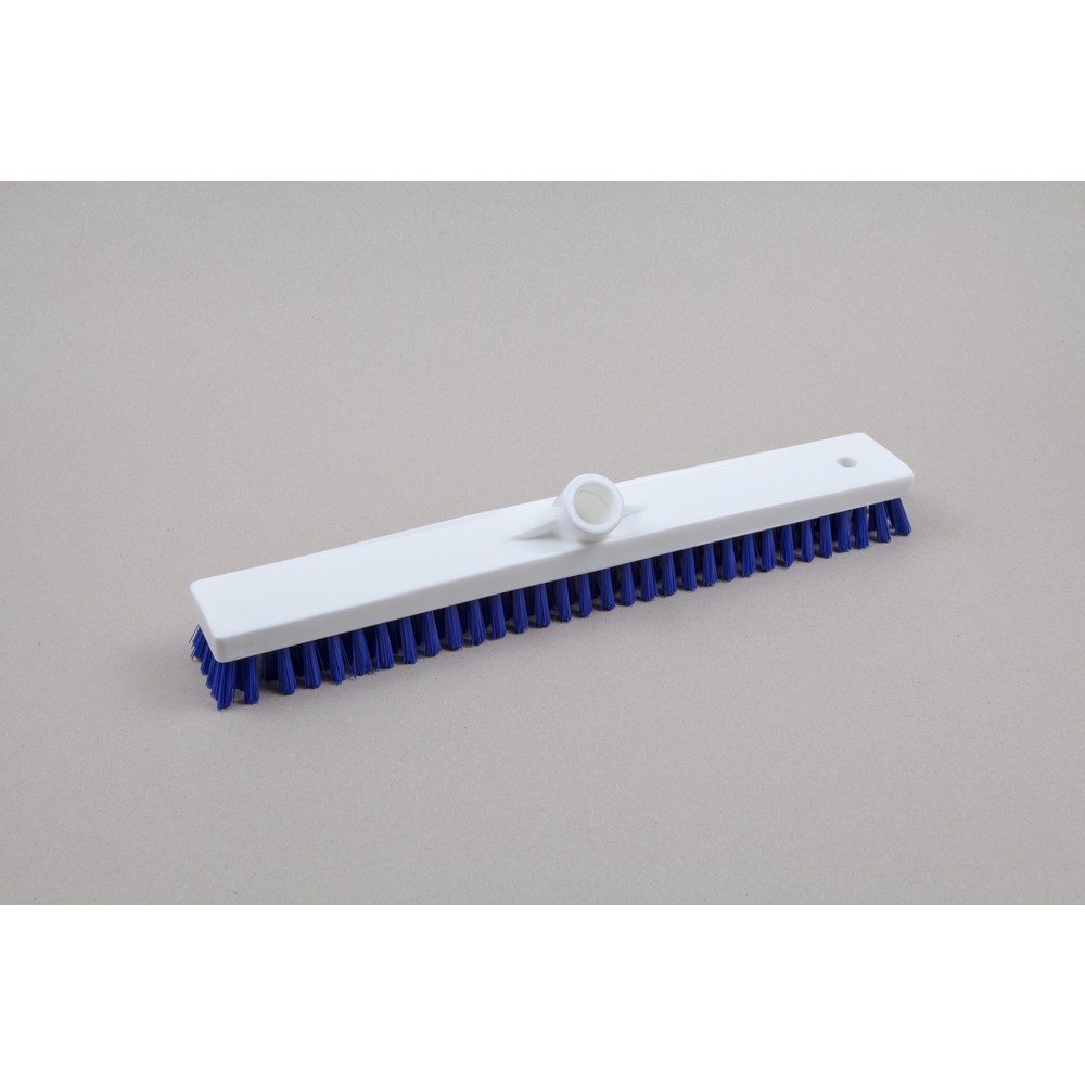 Hygiene-Schrubber/-Wischer, Kunststoff, dt. Gewinde, Polyesterborsten 0.50, hart, 450 mm, blau