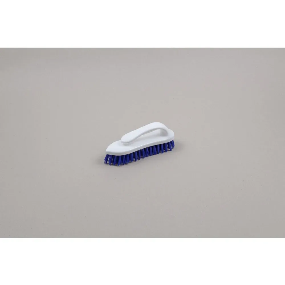 Hygiene-Waschbürste mit Bügel, Kunststoff, Polyesterborsten 0.50, hart, blau