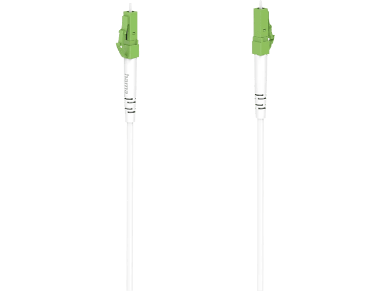 HAMA 00200783 - Glasfaser-Netzwerkkabel, 3 m, 10 Gbit/s, Weiss