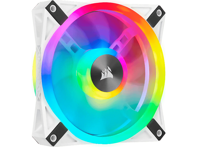 CORSAIR iCUE QL120 RGB - PWM-Einzellüfter (Weiss)