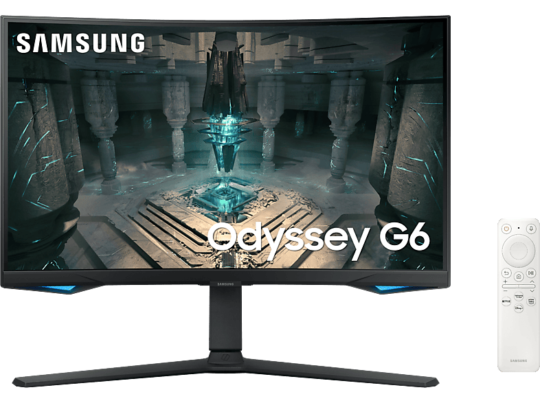SAMSUNG Odyssey G6 LS27BG650EU 27 QHD Gaming Monitor (1 ms Reaktionszeit, 240 Hz)