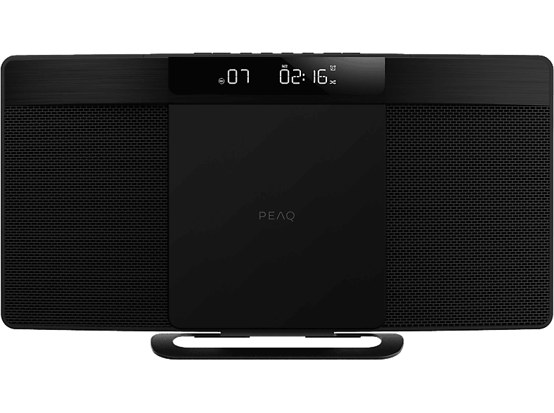 PEAQ PMS 220 Slim - Micro Hifi System (Schwarz)