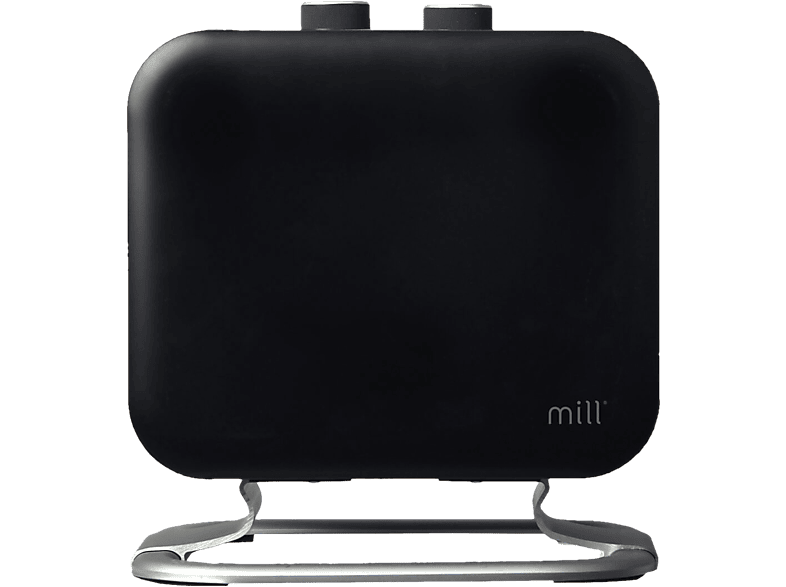 Mill Compact Fan Heater with Alu foot - black Heizlüfter – schwarz