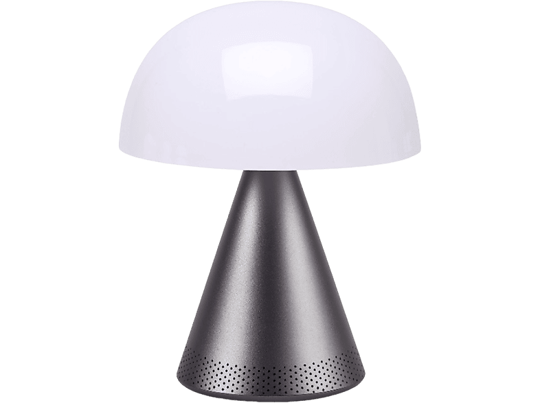 Lexon Tischlampe Mina Weiss/Grau Kunststoff/Metall 14 cm 17 cm - Farbe: Weiss/Dunkelgrau - LED - Lichtfarbe: Warmweiss - Kaltes Tagesweiss -