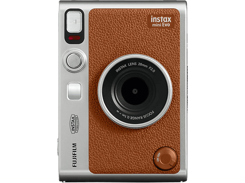 Fujifilm - Instax Mini Evo, Braun