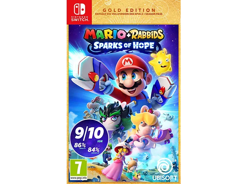Mario + Rabbids: Sparks of Hope ? Gold Edition - Nintendo Switch Deutsch, Französisch, Italienisch