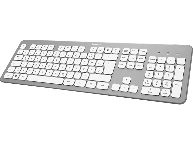 HAMA KW-700 - Tastatur (Silber/Weiss)