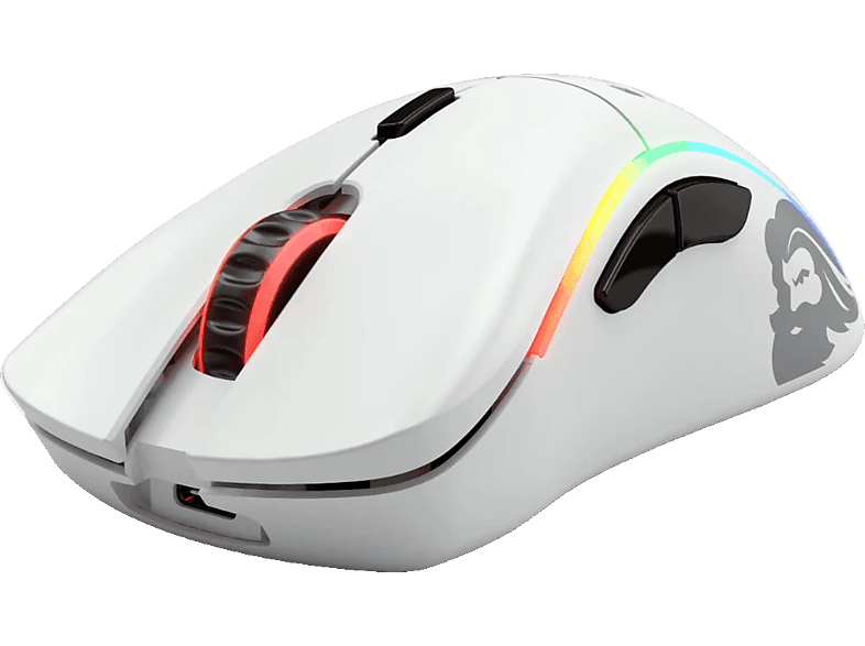 Glorious PC Gaming Race - Model D Wireless Gaming Mouse - matte white, Weiss