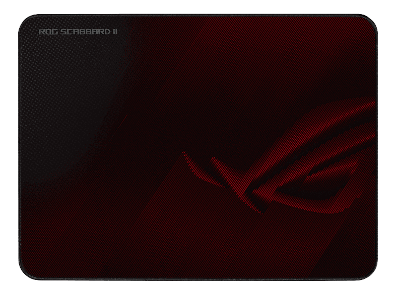 ASUS ROG Scabbard II Medium - Gaming Mauspad (Schwarz/Rot)