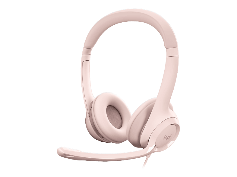 Logitech -  H390 Kopfhörer Kabelgebunden Kopfband BüroCallcenter USB Typ-A Pink