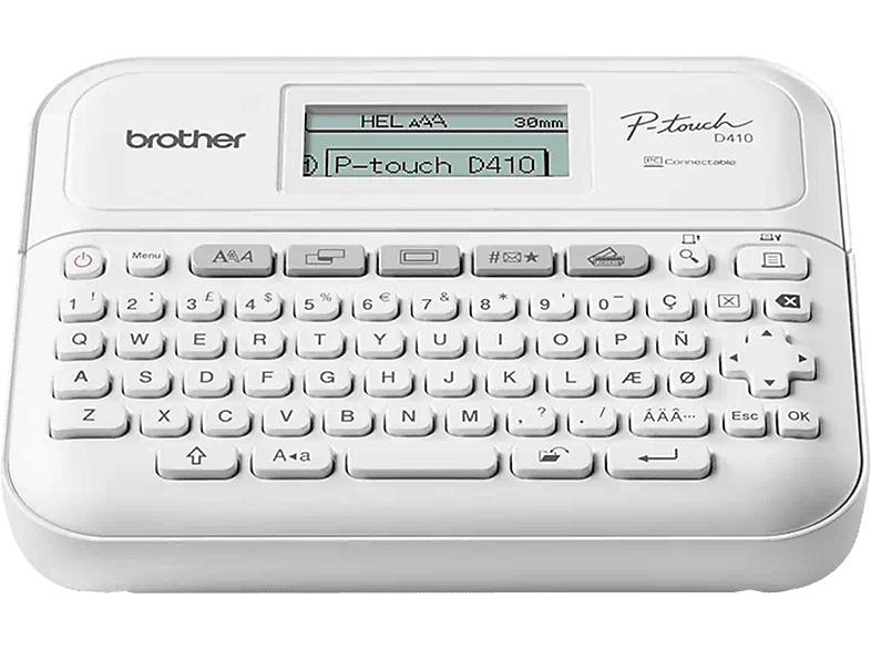PTOUCH Beschriftungsger&auml;t PTD410 weiss