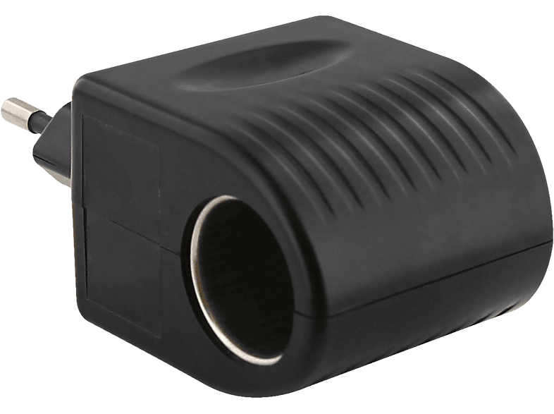 TNB ACGPACDC02 - Netzstecker auf Zigarettenanzünder-Adapter (Schwarz)