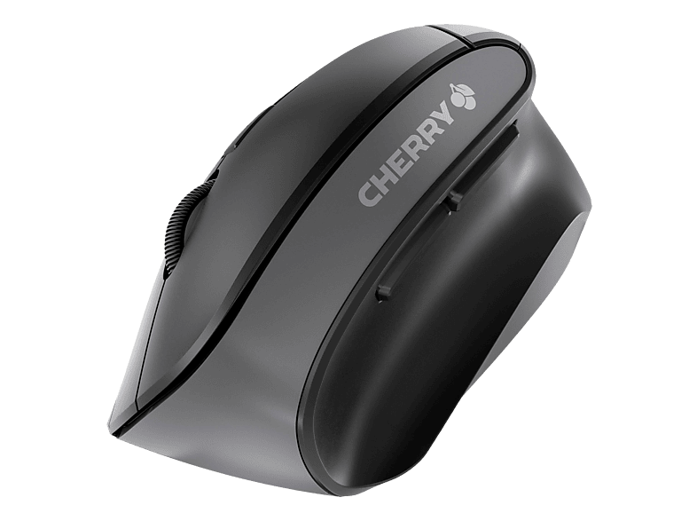 CHERRY MW 4500 Ergonomische Maus Funk Optisch Schwarz 6 Tasten 1200 dpi Ergonomisch