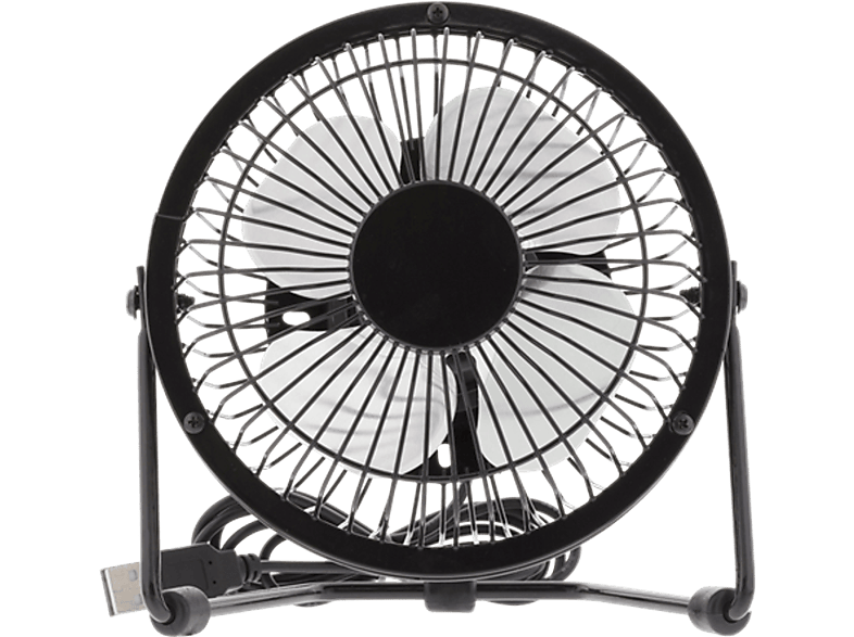 DELTACO FT-750 - USB-Tischventilator (Schwarz)