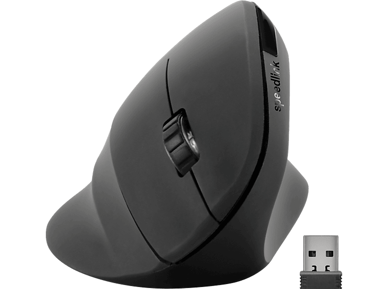 SPEEDLINK PIAVO Ergonomic Mouse SL-630019-RRBK wireless, vertical, black