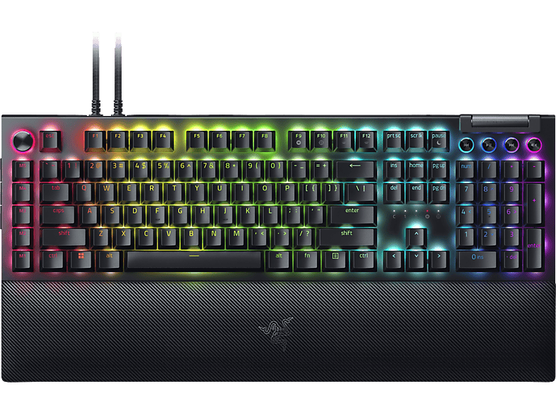 Razer - BlackWidow V4 Pro - Green Switch Swiss Layout