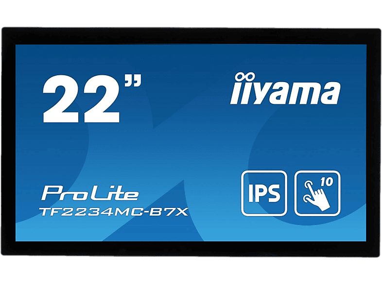 Iiyama ProLite TF2234MC-B7X LCD-Monitor EEK F (A - G) 54.6 cm (21.5 Zoll) 1920 x 1080 Pixel 16:9 8 ms HDMI®,
