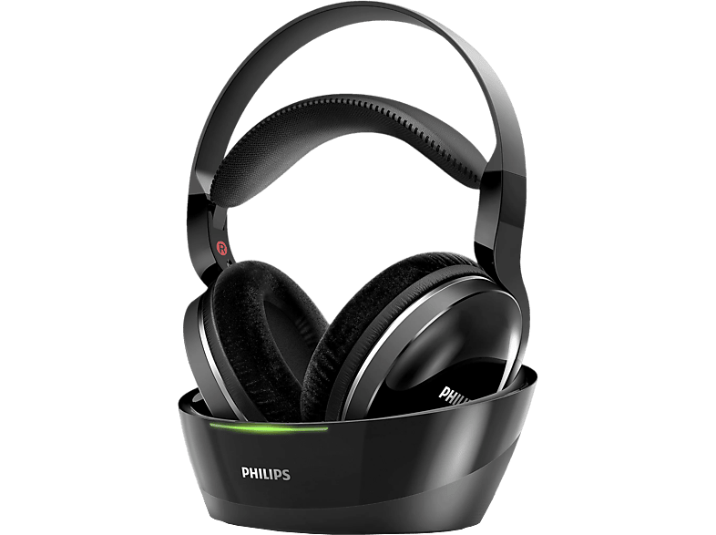 Philips - TV-Kopfhörer SHD8850 / 12 Kabellos, Schwarz, 46mm