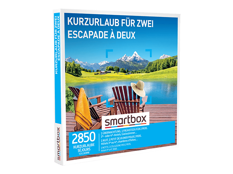 SMARTBOX Kurzurlaub für zwei - Geschenkbox