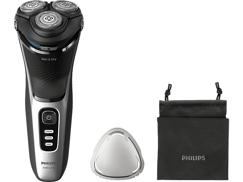 PHILIPS Shaver 3000 Series S3241/12 - Rasierer (Space Grau)