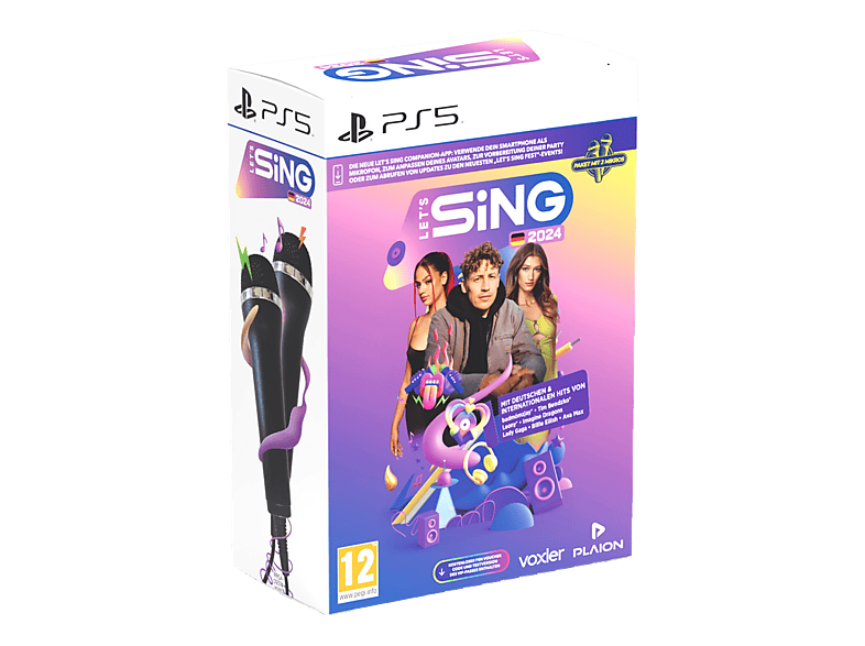 Let's Sing 2024 mit deutschen & internationalen Hits (+2 Mics) - PlayStation 5 Deutsch