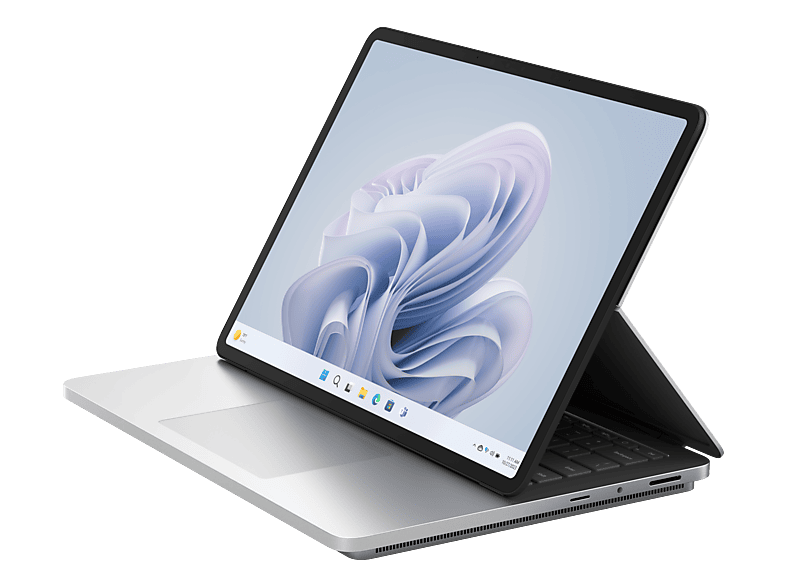 MICROSOFT Surface Laptop Studio 2, Convertible 2 in 1 Laptop, mit 14.4 Display Touchscreen, Intel® Evo? Edition, Core? i7-13700H Prozessor (24 MB Cache, bis zu 5.00 GHz), 16 GB RAM, 512 SSD, Iris® X?, Platin, Windows 11 Home