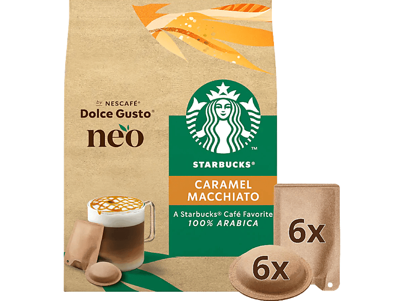 NESTLE DOLCE GUSTO NEO-Kaffeekapseln STARBUCKS® Caramel MacchiatoKapseln