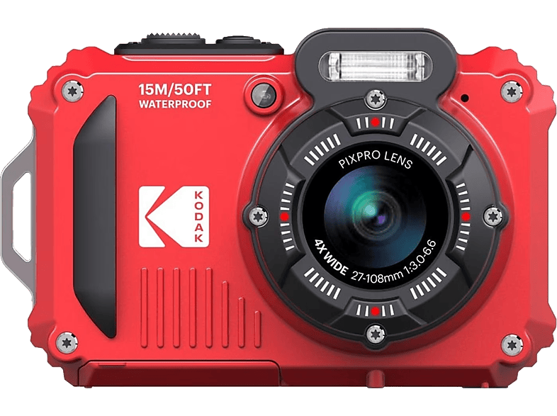 Kodak -  Digitalkamera Pixpro WPZ2 4x WP 16MP Wifi Rot, Rot Bunt