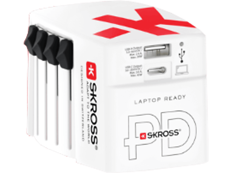 Skross 1302332 Reiseladegerät World AC45PD