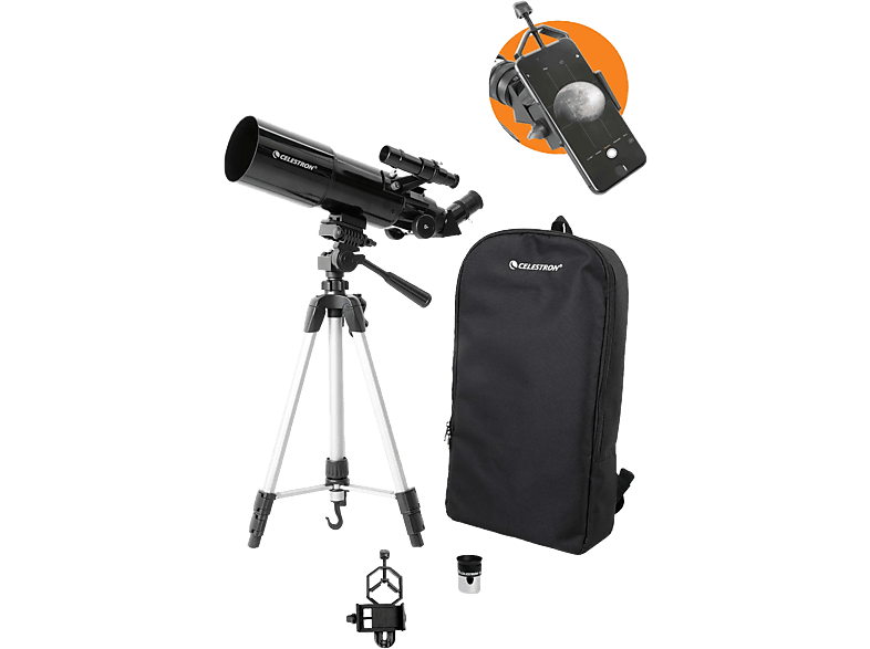 Celestron, Spektive, Celestron Travel Scope 80+Smartph.Adapt, Produkte & Wohnen