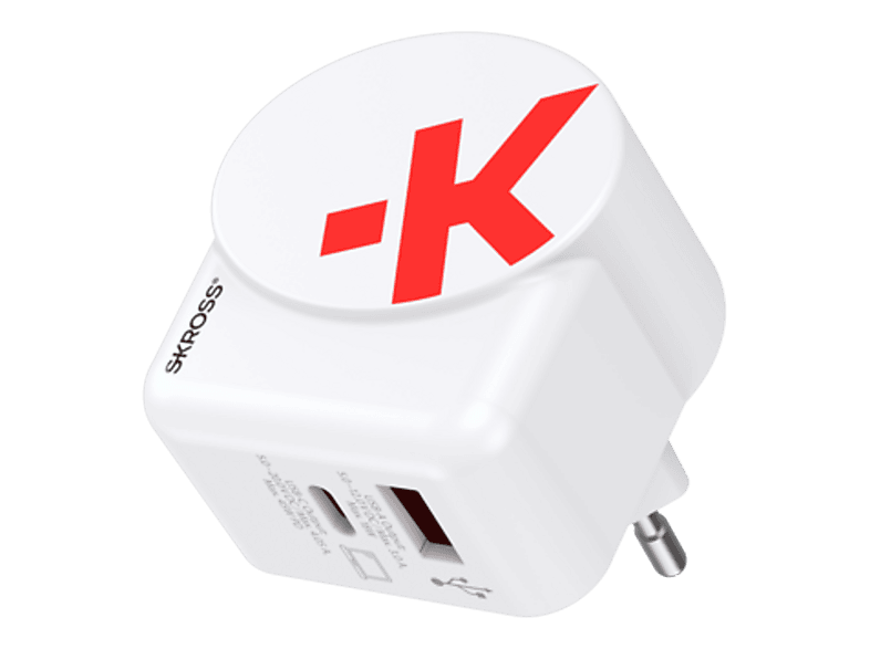 Skross - Euro USB Charger AC45PD, Reiseadapter