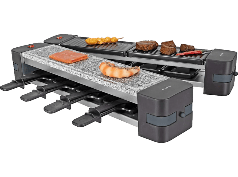 Nouvel Raclette Multi 1200W Raclette Grill – Raclette Ofen/Raclette Grill – schwarz / grau