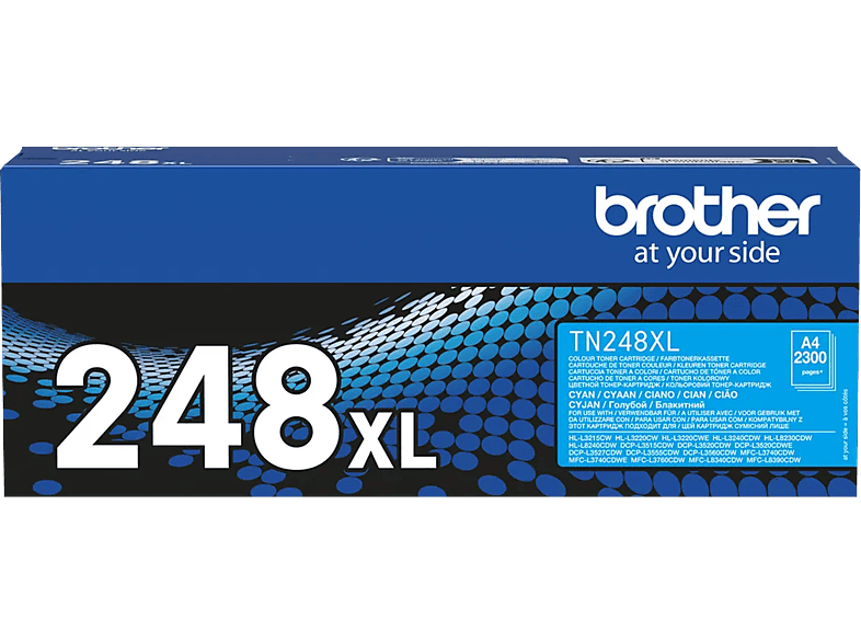 Brother B248 Toner XL c - Brother TN248XLC für z.B. Brother HLL 3215 CW, Brother MFCL 8390 CDW, Brother MFCL 3740 CDW, Brother DCPL 3520 CDW