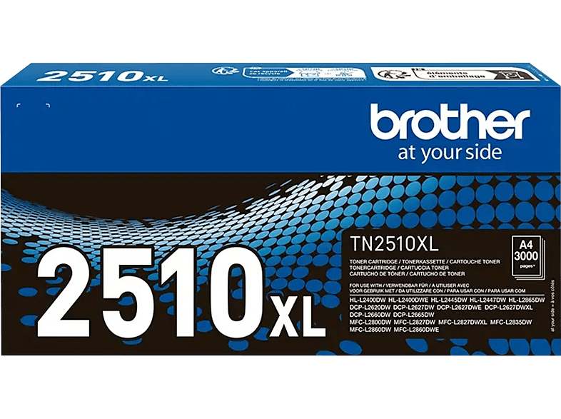 BROTHER Toner HY schwarz TN-2510XL HL-L2400/L-2445 3000 Seiten
