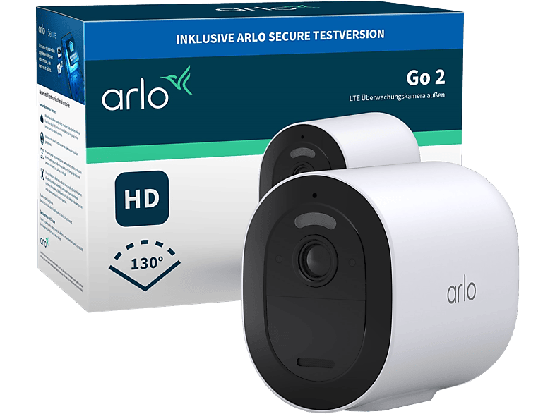 ARLO Go 2 LTE VML2030-100EUS GSM, WLAN IP Überwachungskamera 1920 x 1080 Pixel