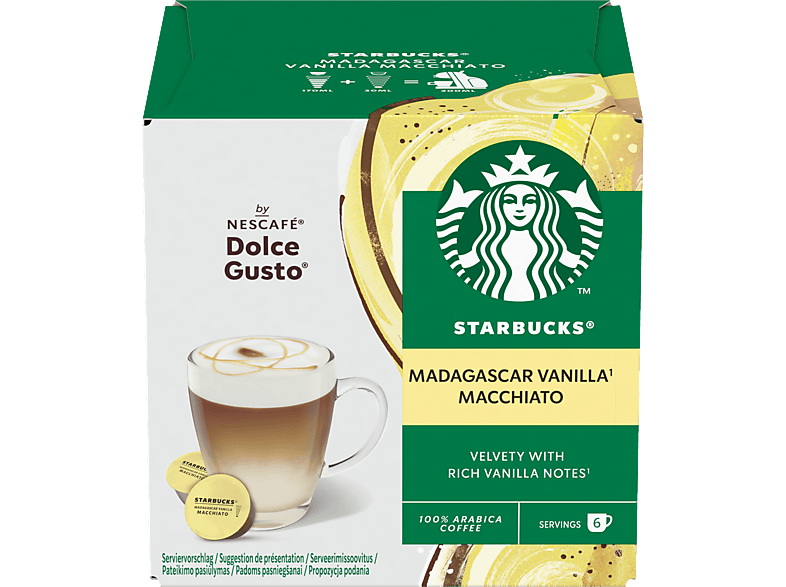 STARBUCKS Dolce gusto Kapseln Madagascar Vanilla Macchiato
