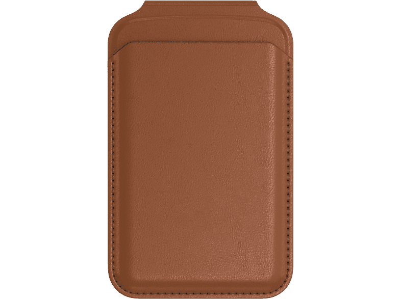 Satechi - Magnetic Wallet-Ständer für iPhone, Braun