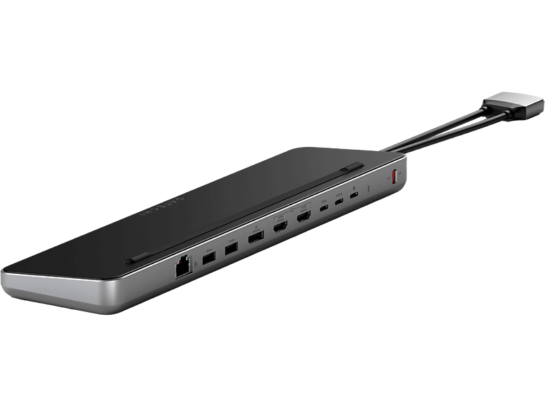 Satechi - Usb-c Hub, USB-C Dual Dock & Stand, Space Grau