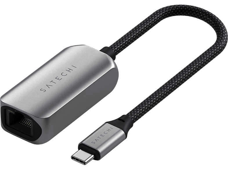 Satechi USB-C® Adapter [1x USB-C® Stecker - 1x Gigabit-LAN (1/2.5 Gbit/s)] ST-AE25M 0.1 m