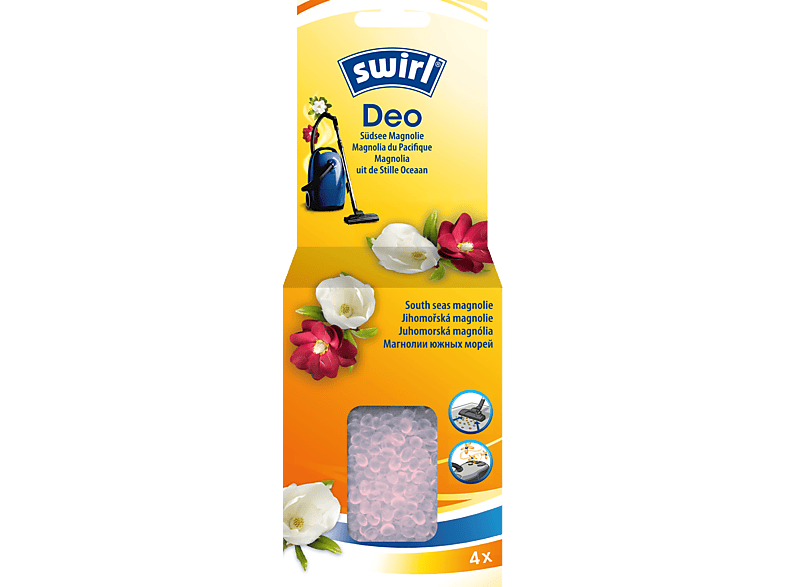Swirl Staubsauger Deo-Perlen Südsee-Magnolie – Staubsaugerbeutel/Staubbeutel