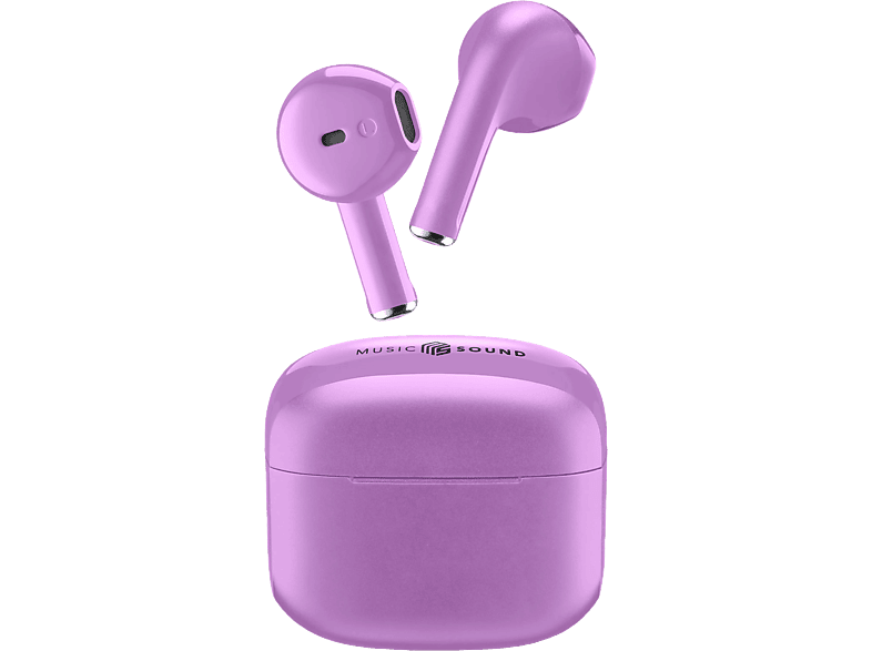 Cellularline In Ear Headset Bluetooth®, Kabellos Violett Ladecase