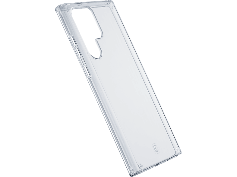 Cellularline CLEARDUOGALS24UT Backcover Samsung Galaxy S24 Ultra Transparent Induktives Laden CLEARDUOGALS24UT