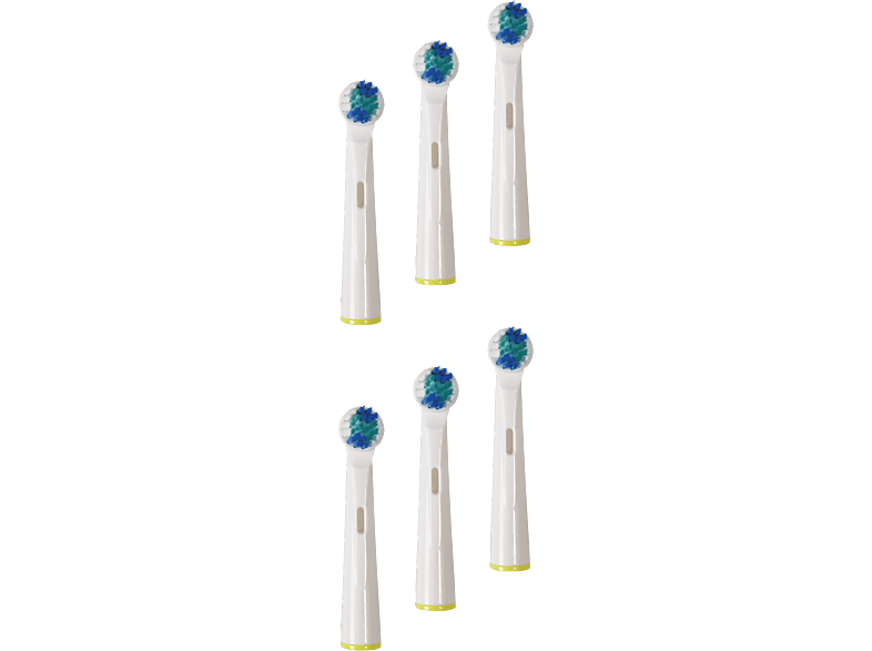 KOENIC KOB-6000 Uni 6 Stück - Aufsteckbürsten (Weiss)