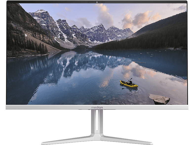 MEDION E27419 (MD 62582), All-in-One-PC, mit 27 Display, Intel® Core? i5-13420H Prozessor (12 MB Cache, bis zu 4.60 GHz), 16 GB RAM, 512 SSD, UHD Graphics, Silber, Windows 11 Home