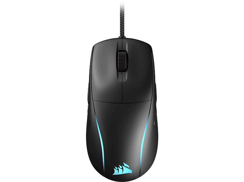 CORSAIR M75 - Gaming-Maus, Kabelgebunden, Optisch mit Leuchtdioden, 26000 dpi, Schwarz