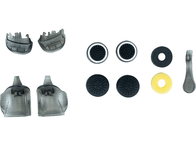 NACON PS5 DualSense Pro Gaming Pack - Zubehör-Set (Schwarz/Transparent/Gelb)
