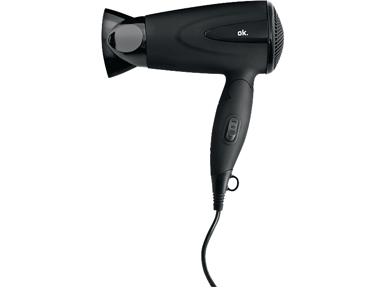 OK OHD 1222 B CH - Reisehaartrockner (Schwarz)